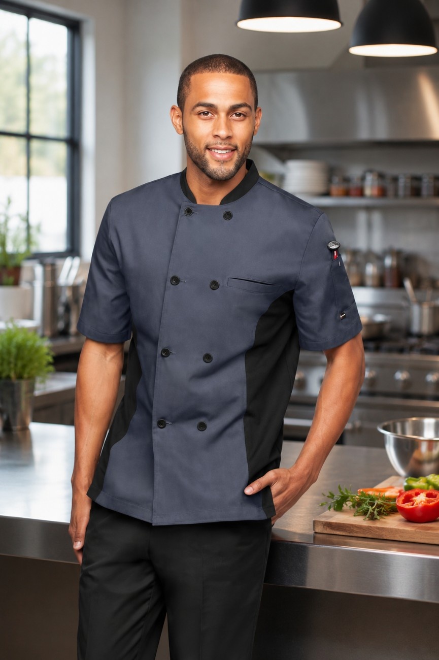 Men’s Short Sleeve Chef Coat